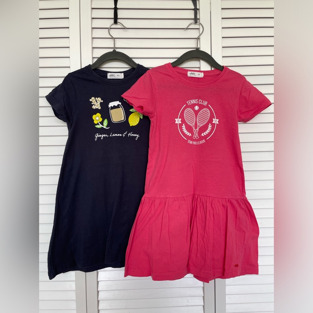 BUNDLE - Girls Dresses by CASTRO - 100% Cotton - Size 4-6